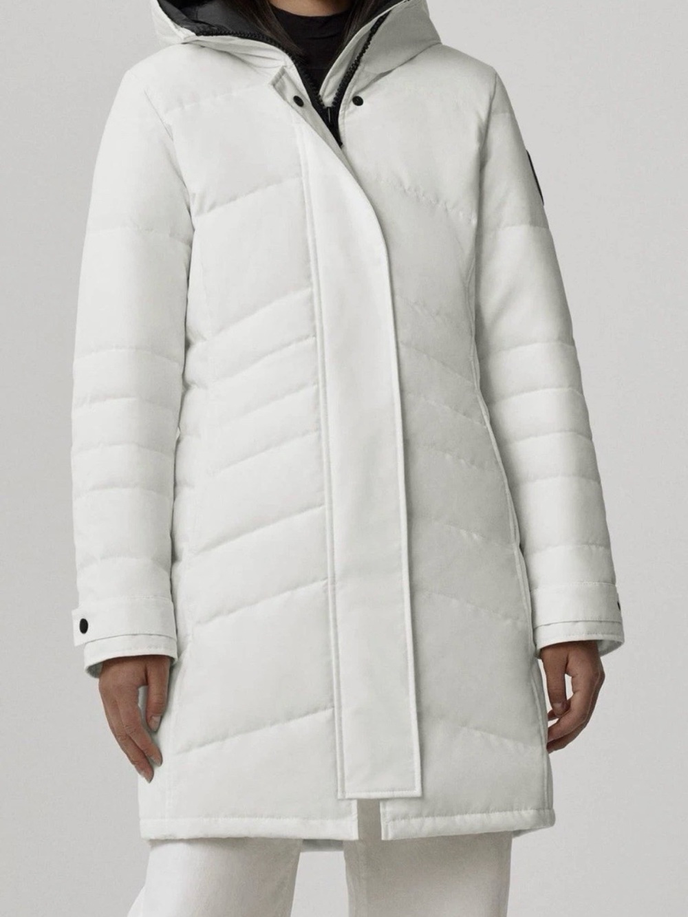 NWT! Canada Goose Loretta Parka -Black Label- White